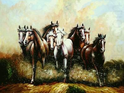 unknow artist Horses 053 china oil painting image